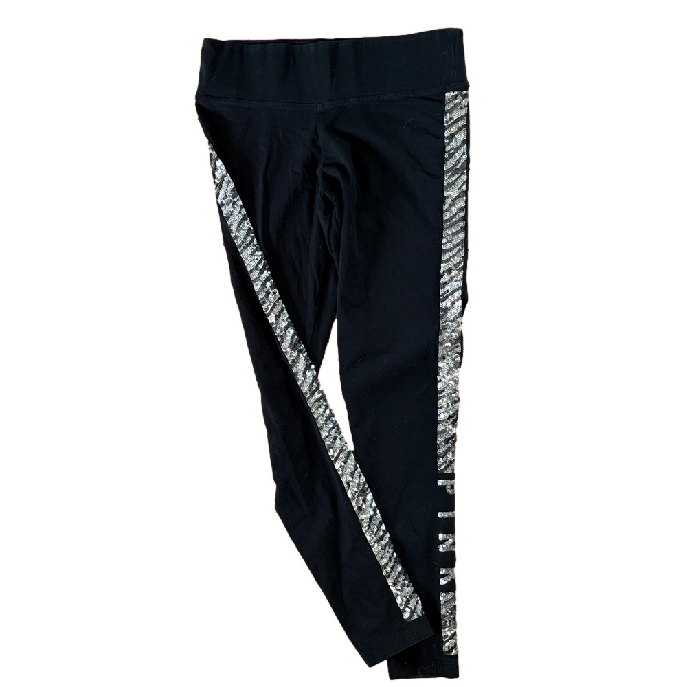Victoria's Secret Bedazzled Yoga Leggings Y2K Size Medium Bling